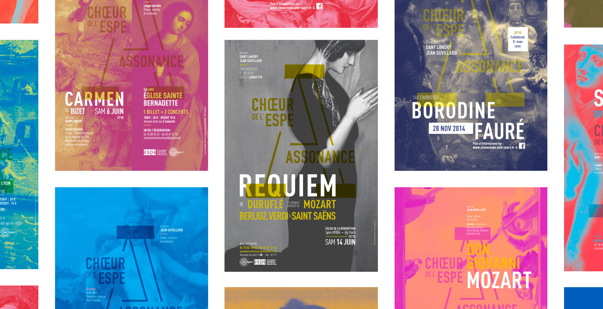 Identité visuelle chœur assonance musique classique Identité visuelle chœur assonance musique classique