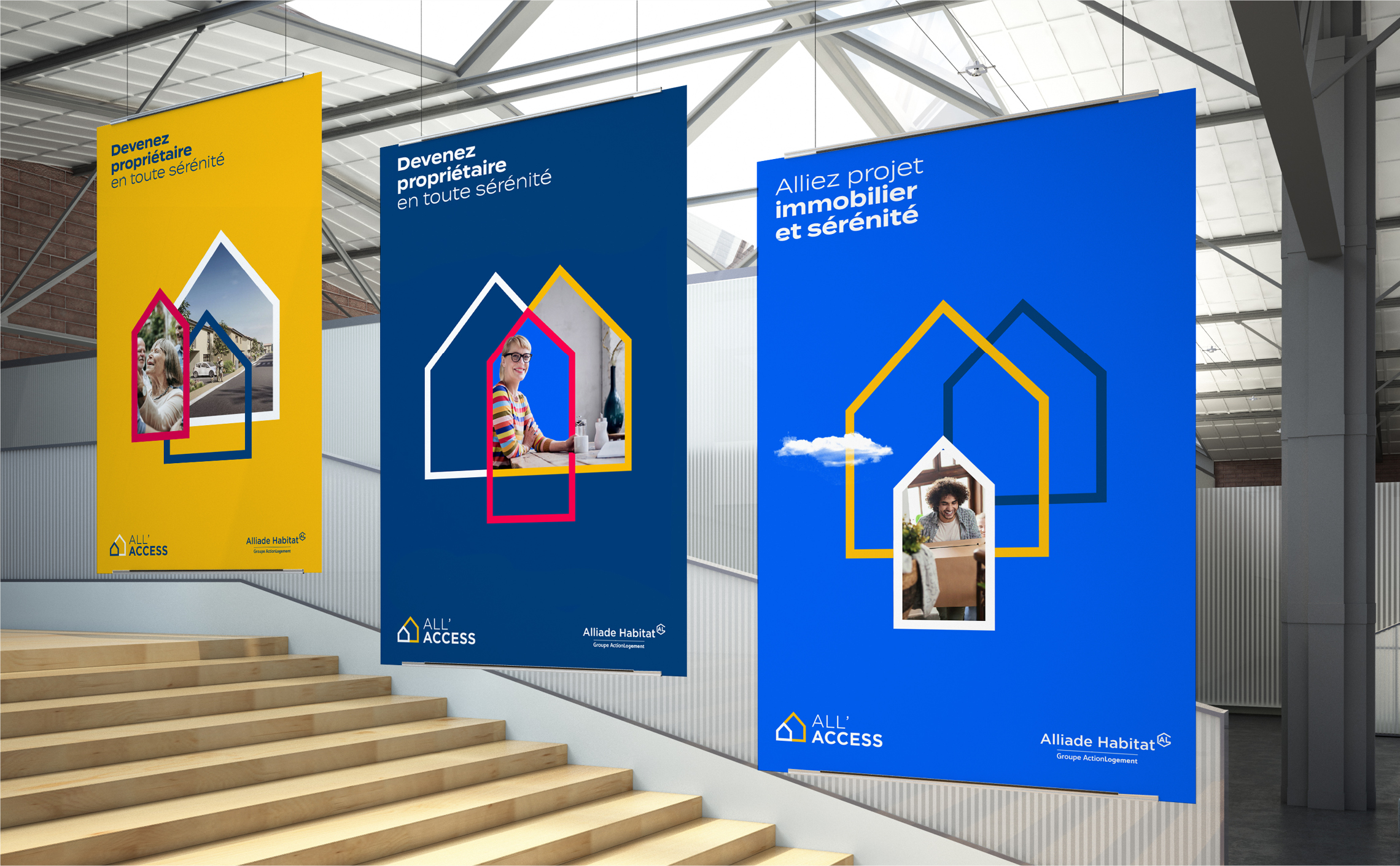 ##_Branding-immobilier-ALLAccess-print-Logo-rental-house-identity ##_Branding-immobilier-ALLAccess-print-Logo-rental-house-identity