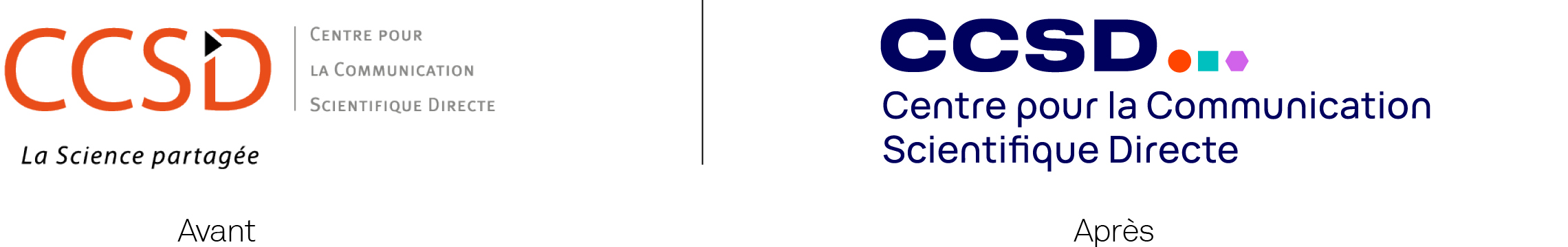 21-CCSD-communication-scientifique-direct-logotype-avant-apres-2 logotype avant après CCSD science ouverte