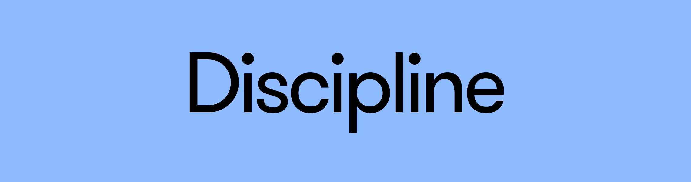 etiquette-Discipline