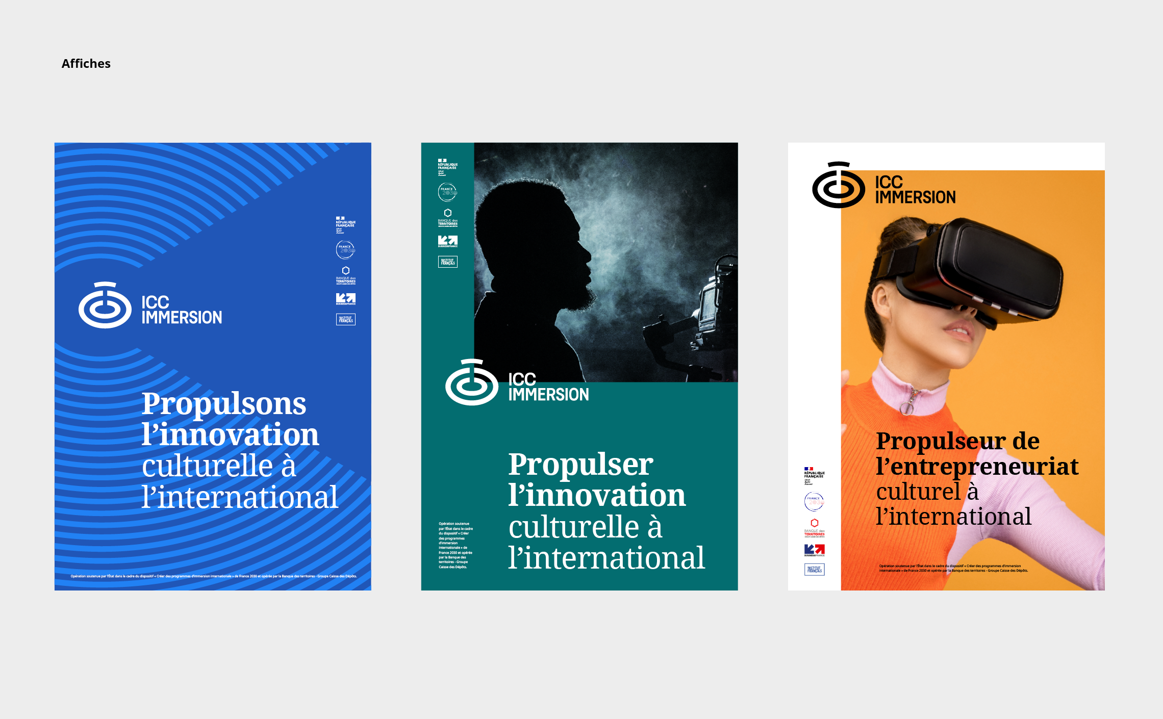 ICC_Immersion_Brand_identity_Posters