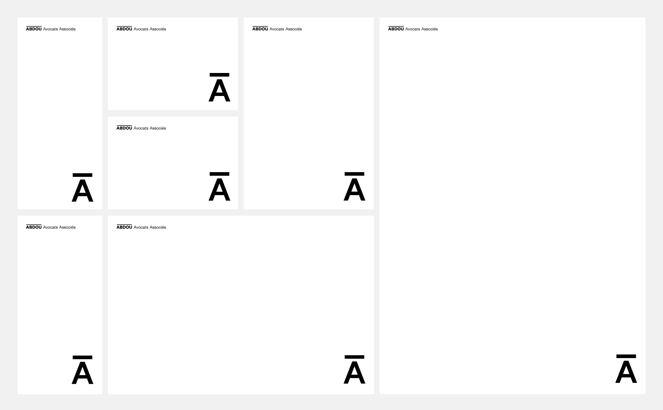 05_cabinet-abdou-avocat-identite-visuelle-formats-homothetie Grille papeterie logotype