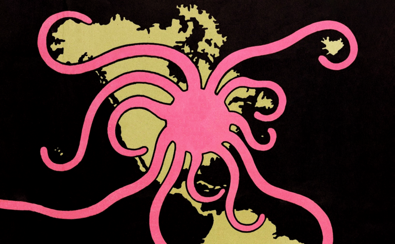 Les pieuvres cartographiques, quand les tentacules envahissent le monde
