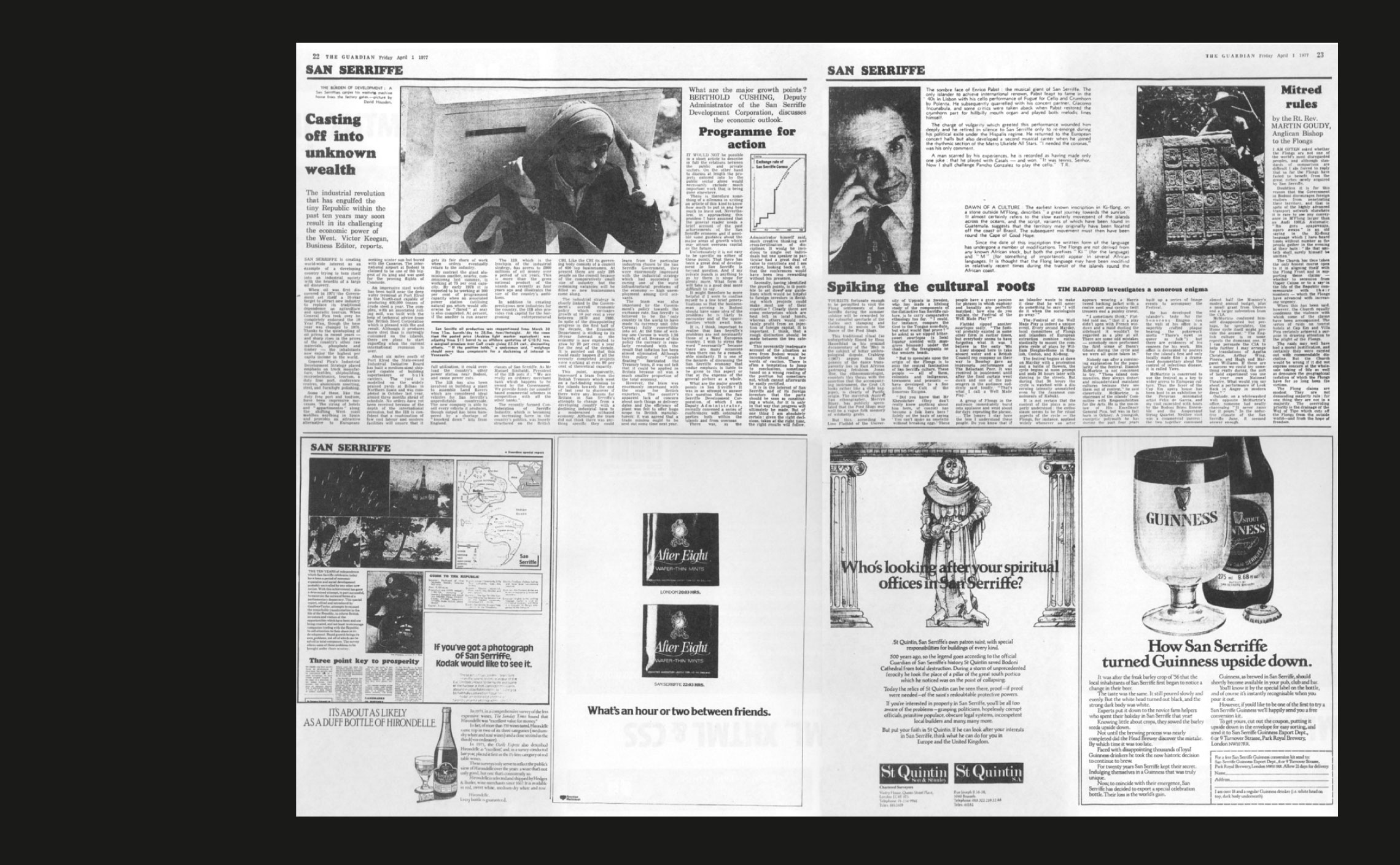 san serriffe newspapper