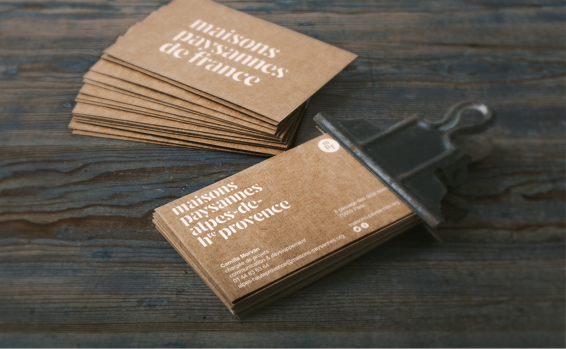 nouvelle identité visuelle maisons paysannes de france