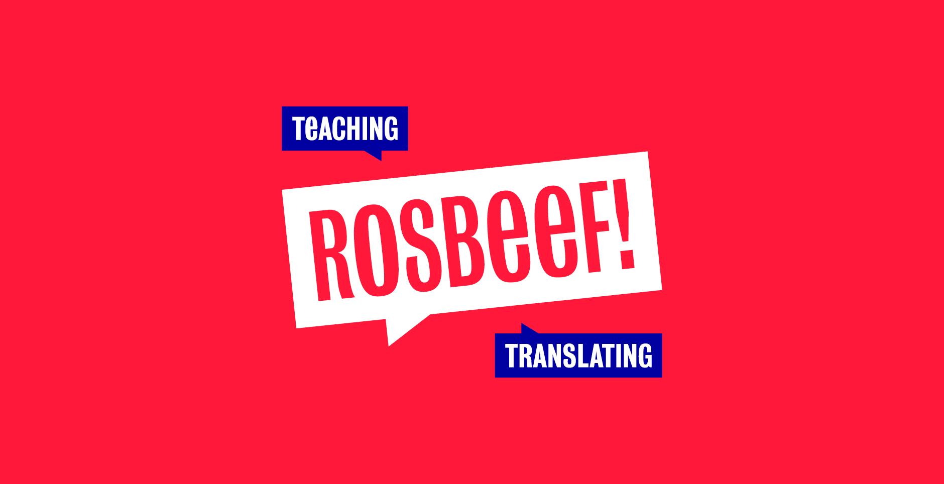 Portfolio-ROSBEEF teaching translating rosbeef logo branding